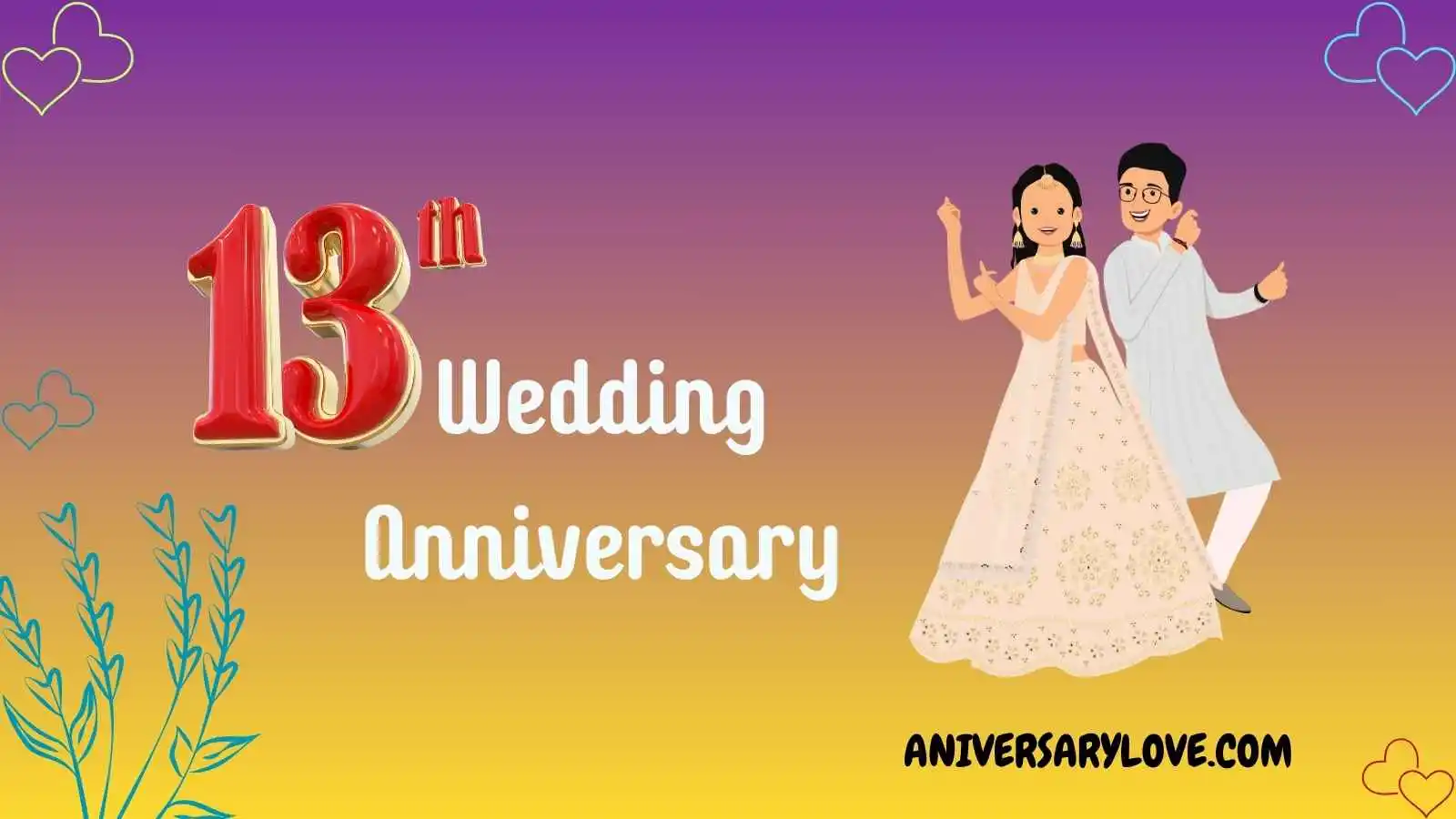 13th Wedding Anniversary