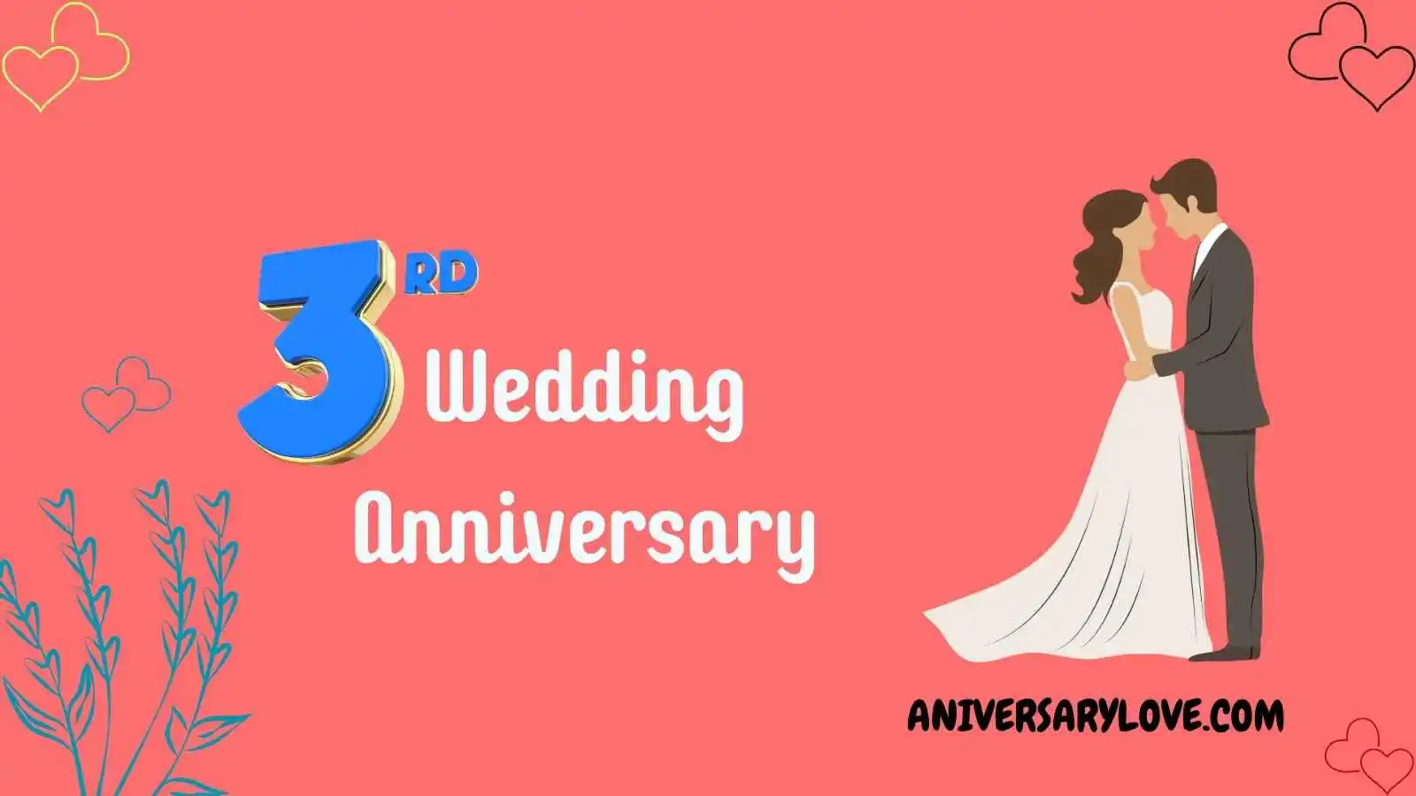3rd Wedding Anniversary