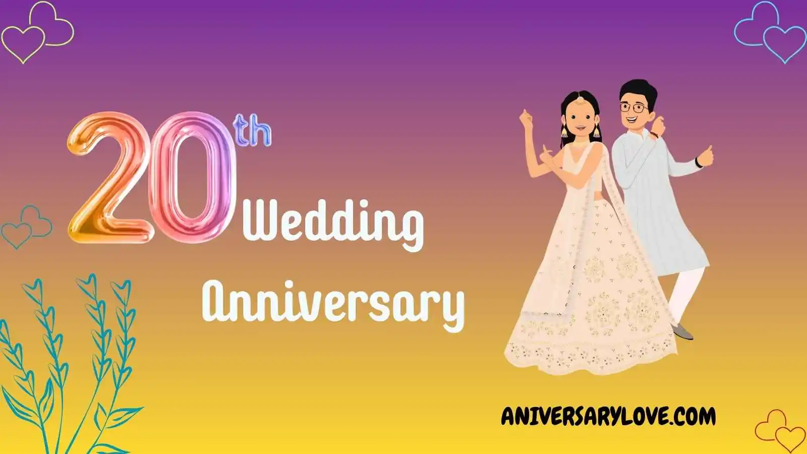 20th Wedding Anniversary