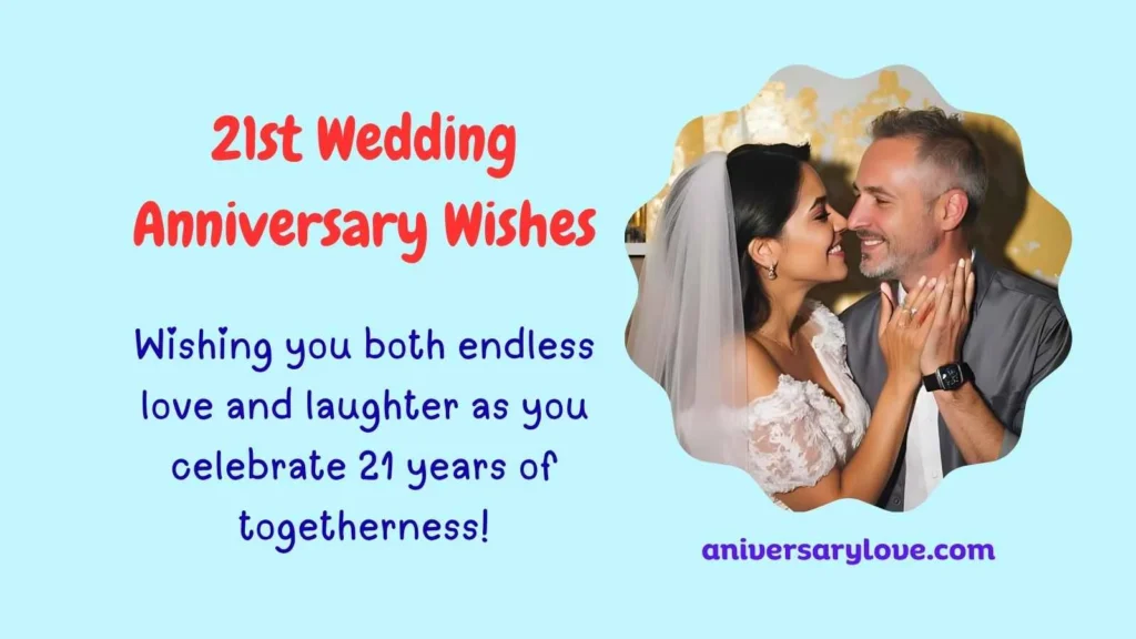 21st Wedding Anniversary Wishes