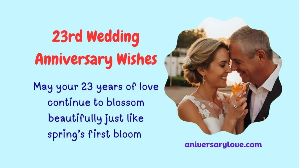 23rd Wedding Anniversary Wishes