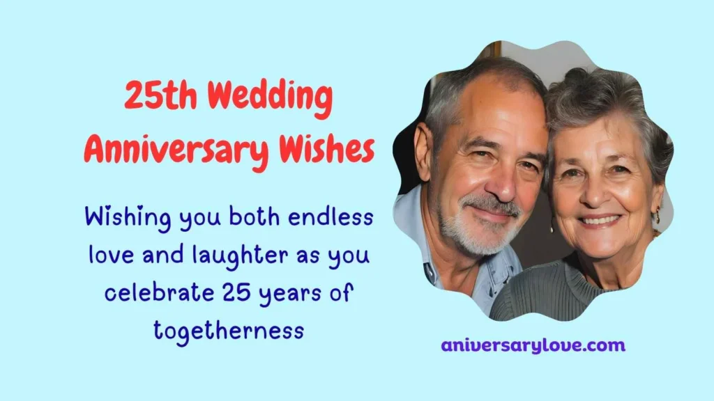 25th Wedding Anniversary Wishes
