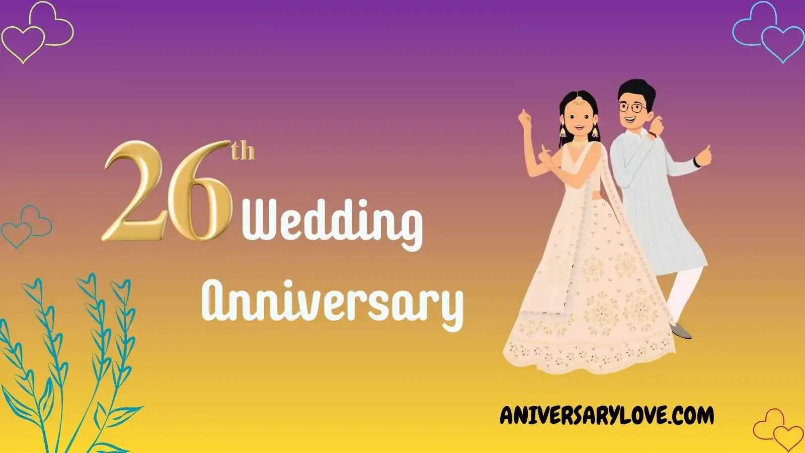 26th Wedding Anniversary