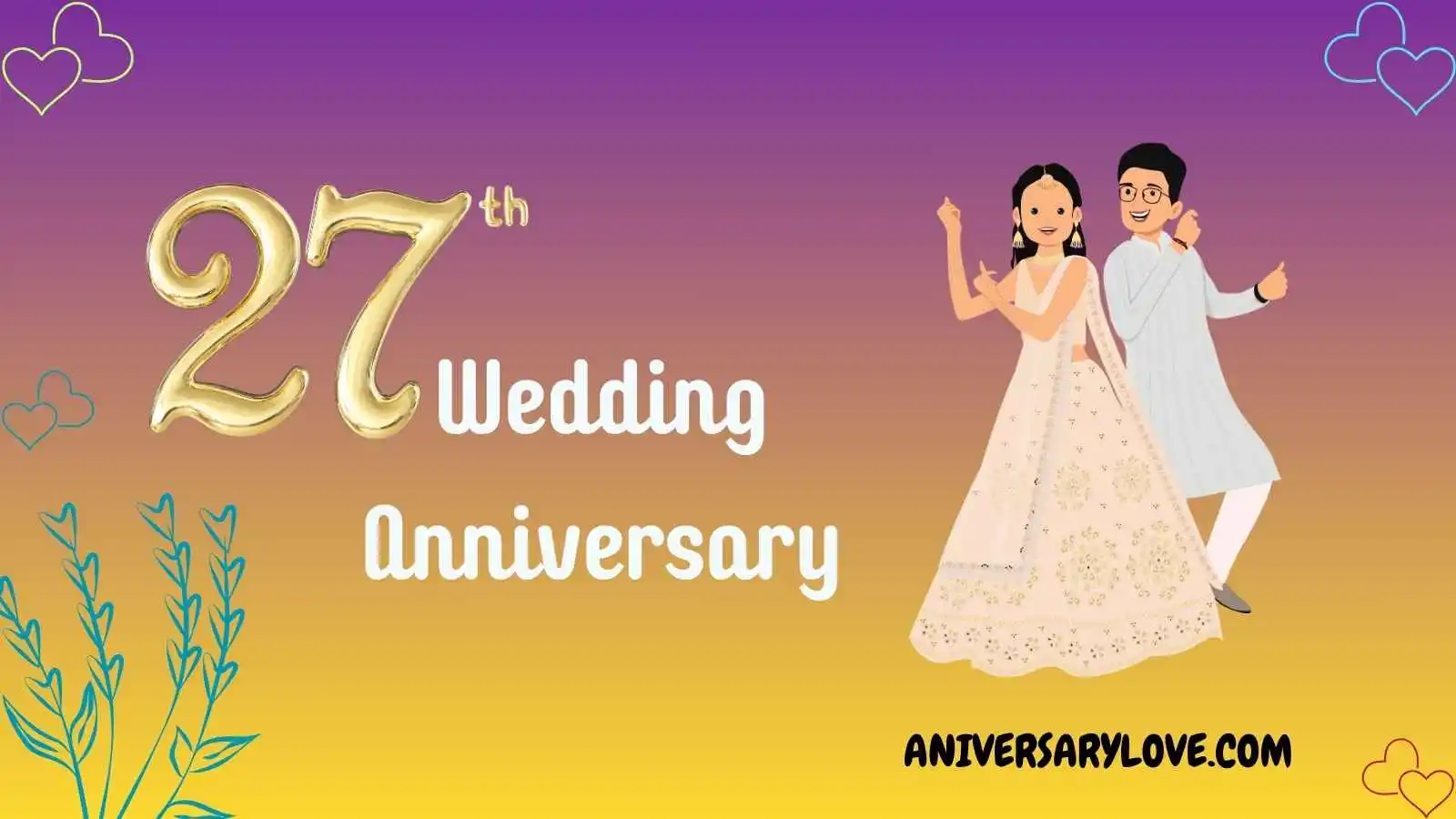 27th Wedding Anniversary