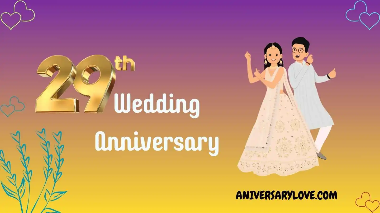 29th Wedding Anniversary