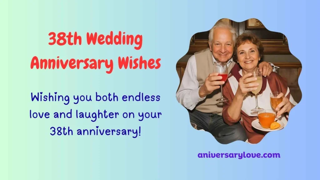 38th Wedding Anniversary Wishes