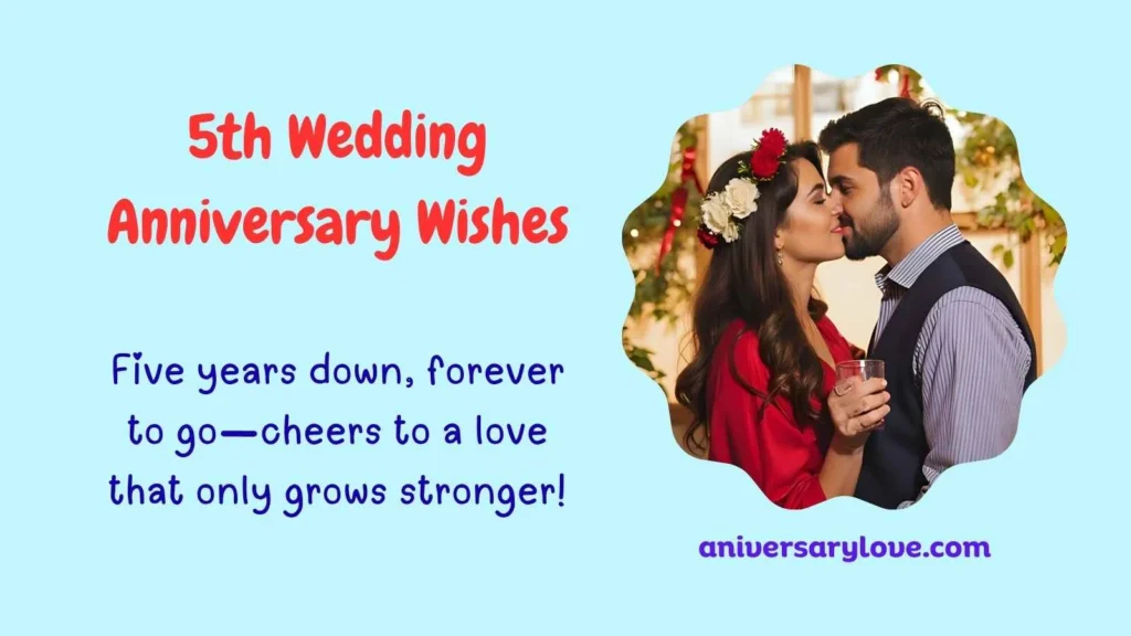 5th Wedding Anniversary Wishes
