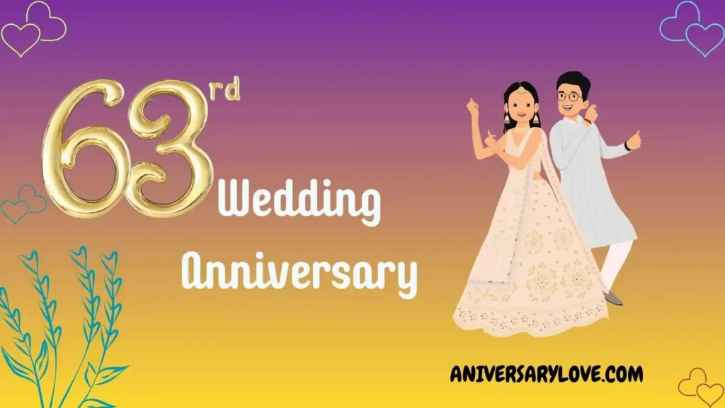 63rd Anniversary Gift