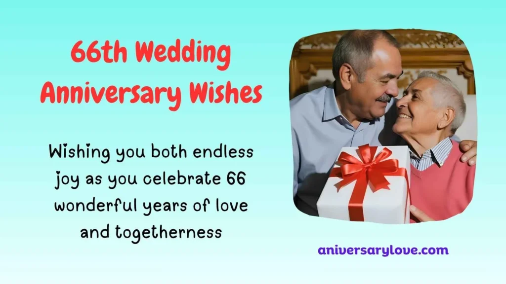 66th Wedding Anniversary Wishes