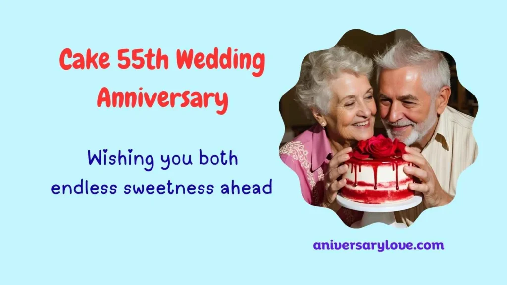 Cake 55th Wedding Anniversary