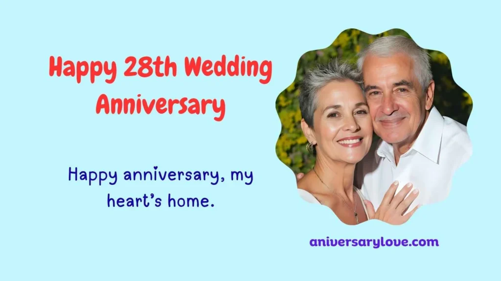 Happy 28th Wedding Anniversary