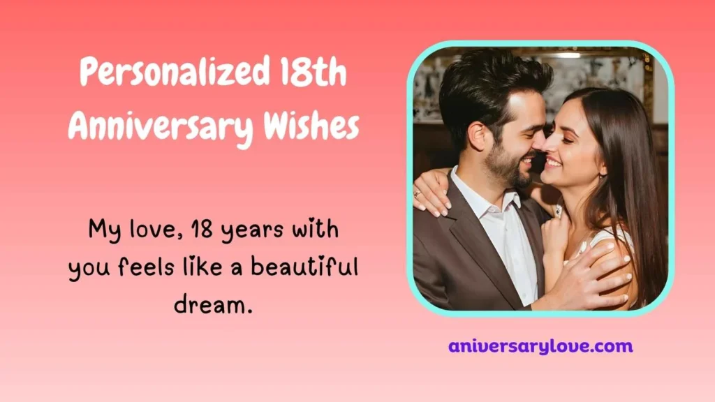 Personalized 18th Anniversary Wishes