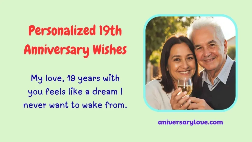 Personalized 19th Anniversary Wishes