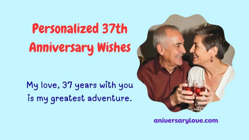 Personalized 37th Anniversary Wishes
