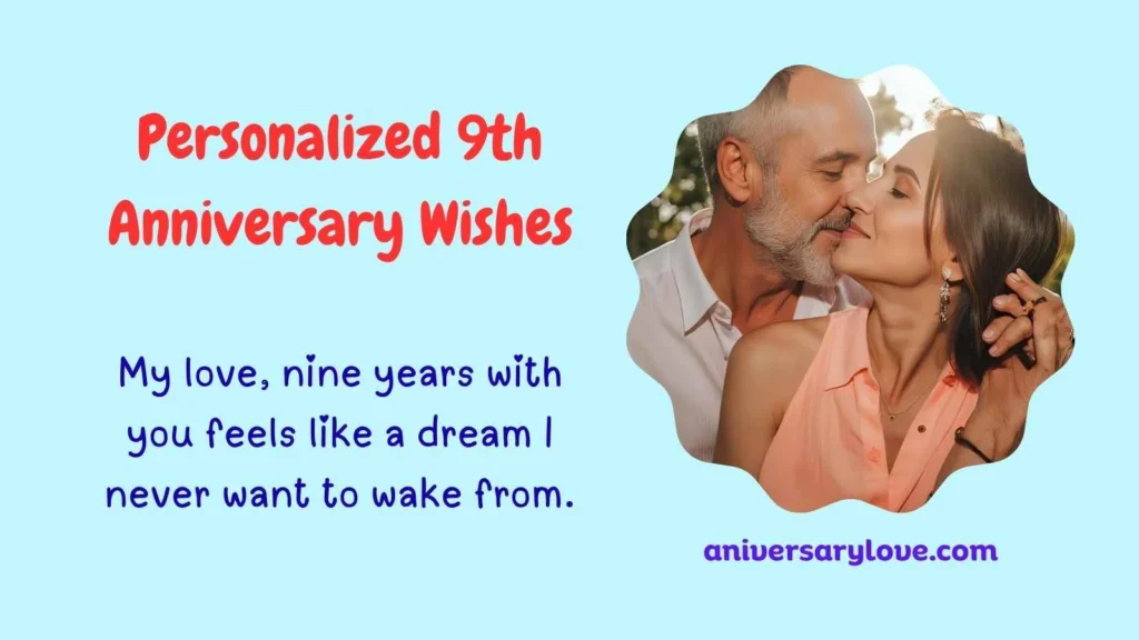 Personalized 9th Anniversary Wishes