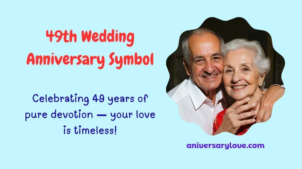 49th Wedding Anniversary Symbol