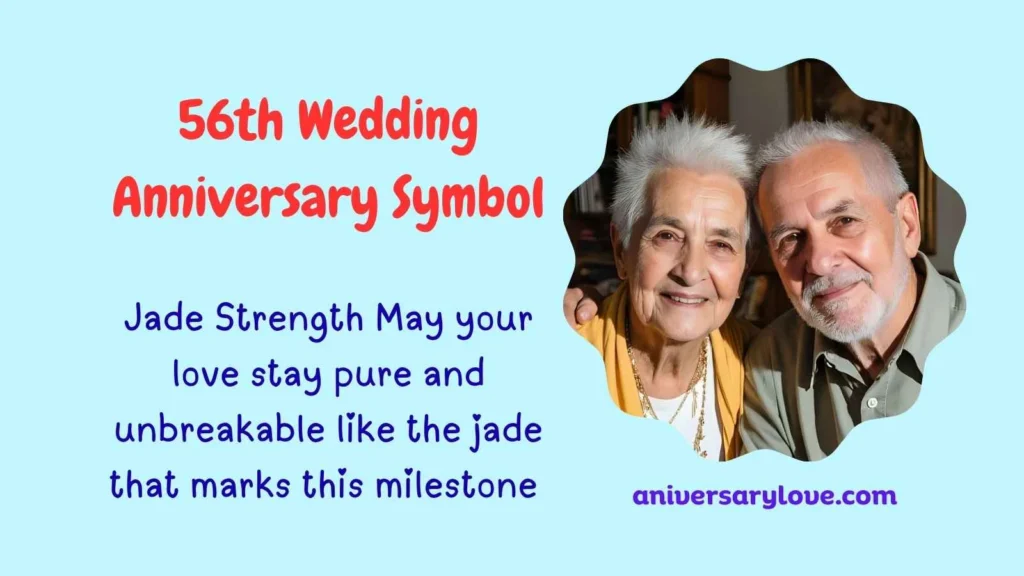 56th Wedding Anniversary Symbol