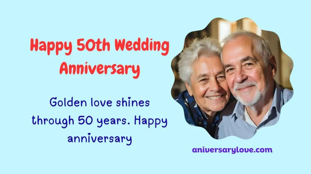 Happy 50th Wedding Anniversary
