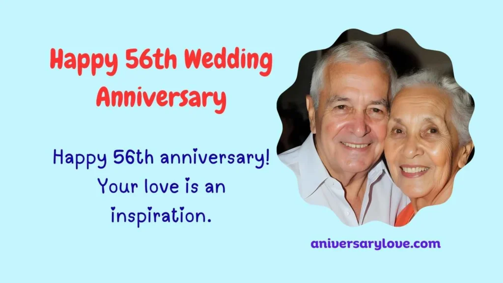 Happy 56th Wedding Anniversary