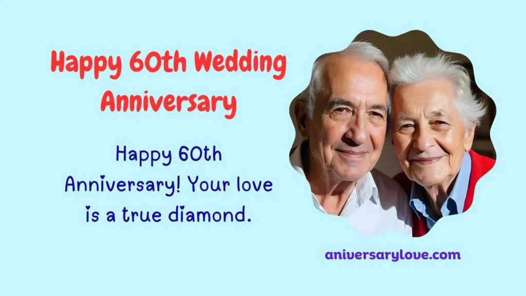 Happy 60th Wedding Anniversary