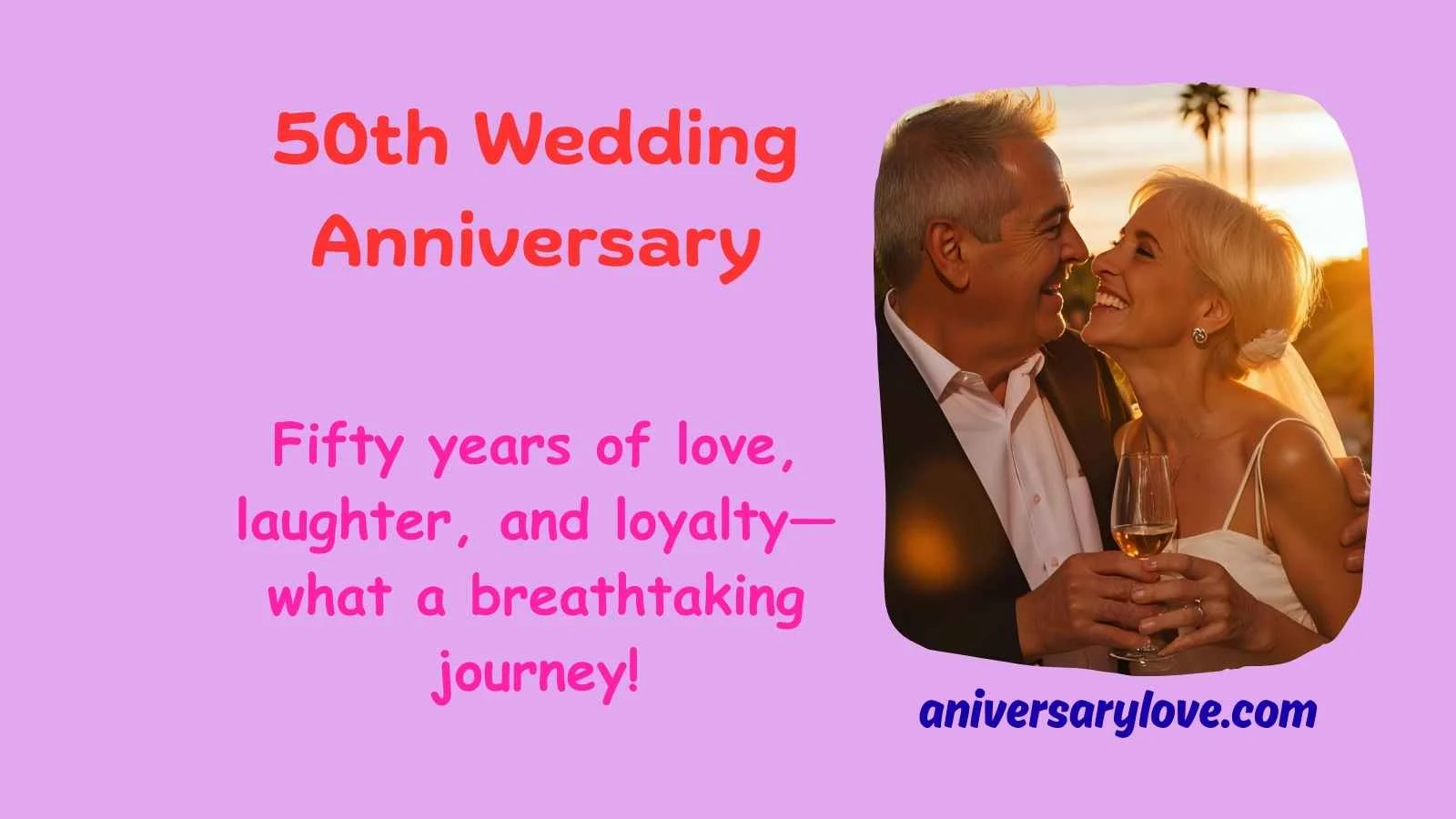 50th Wedding Anniversary