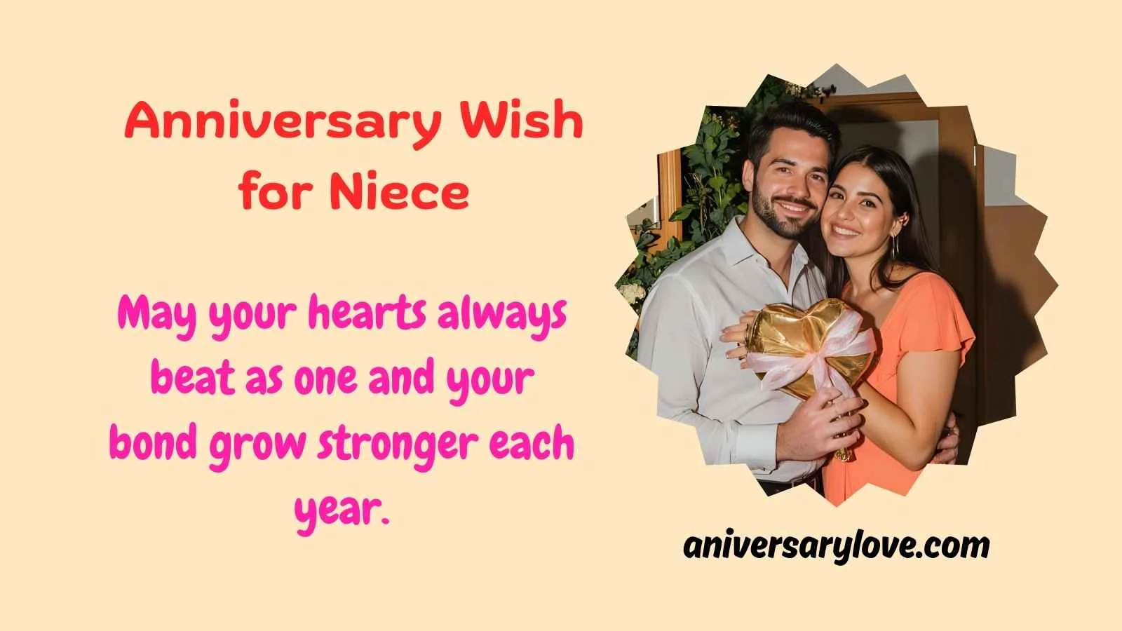 Anniversary Wish for Niece