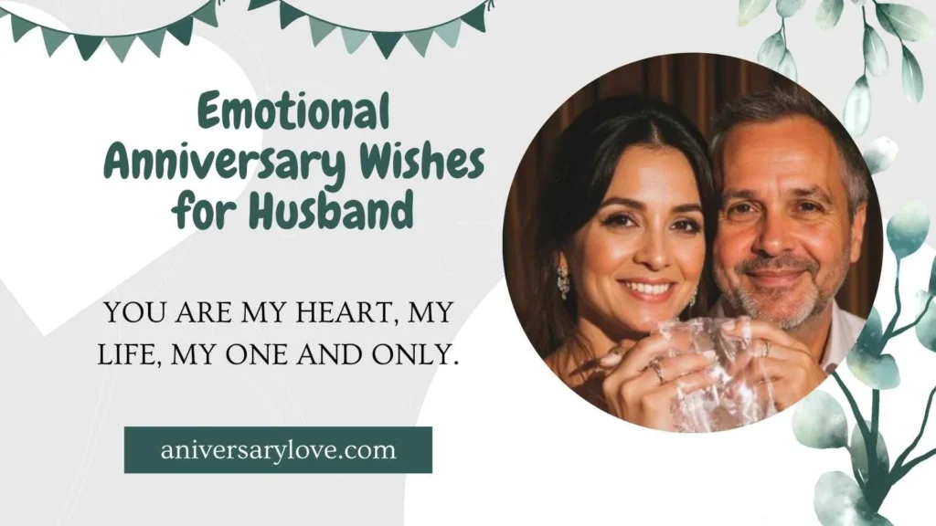 Emotional Anniversary Wishes for Husband