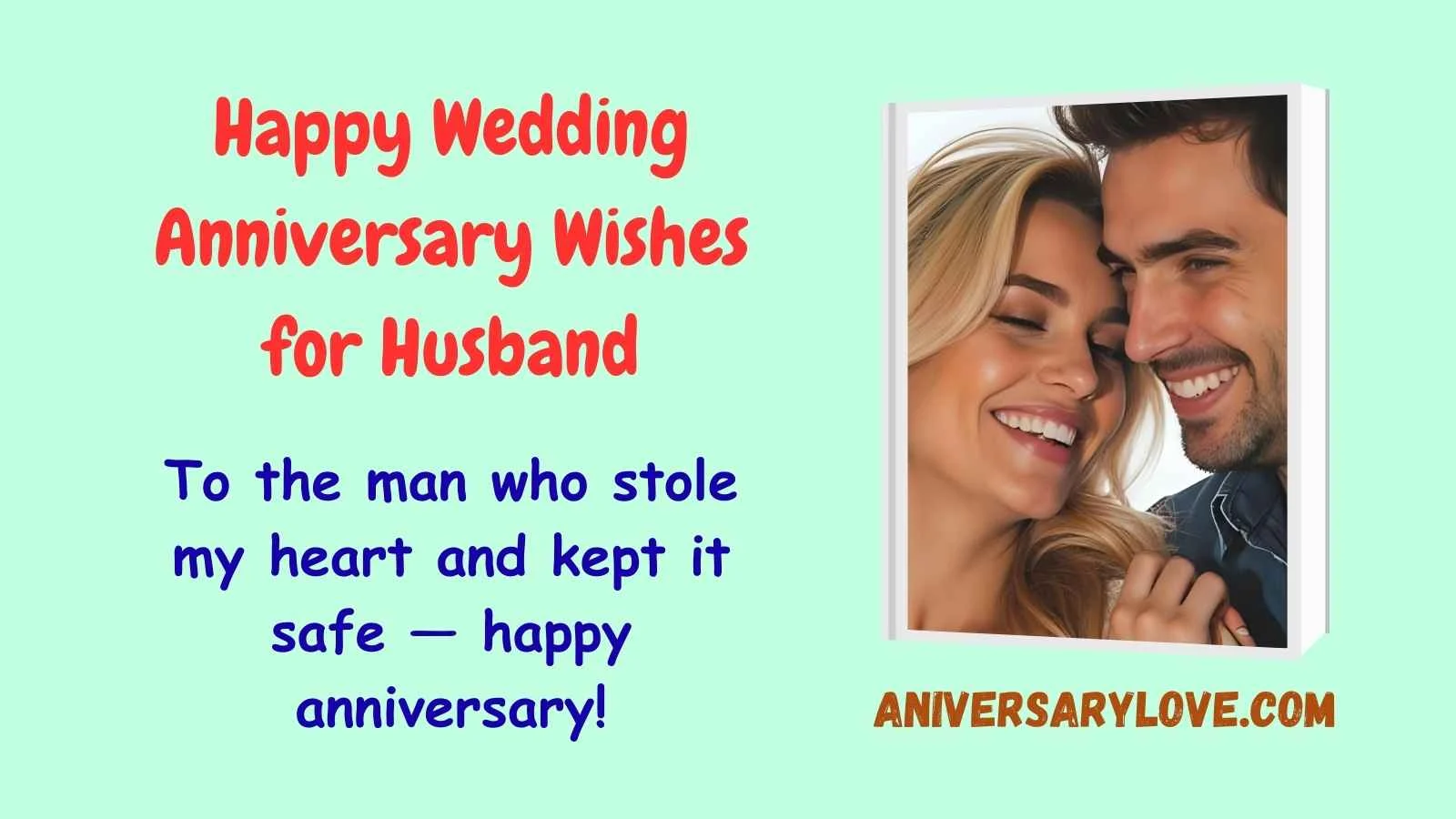 Happy Wedding Anniversary Wishes for Husband