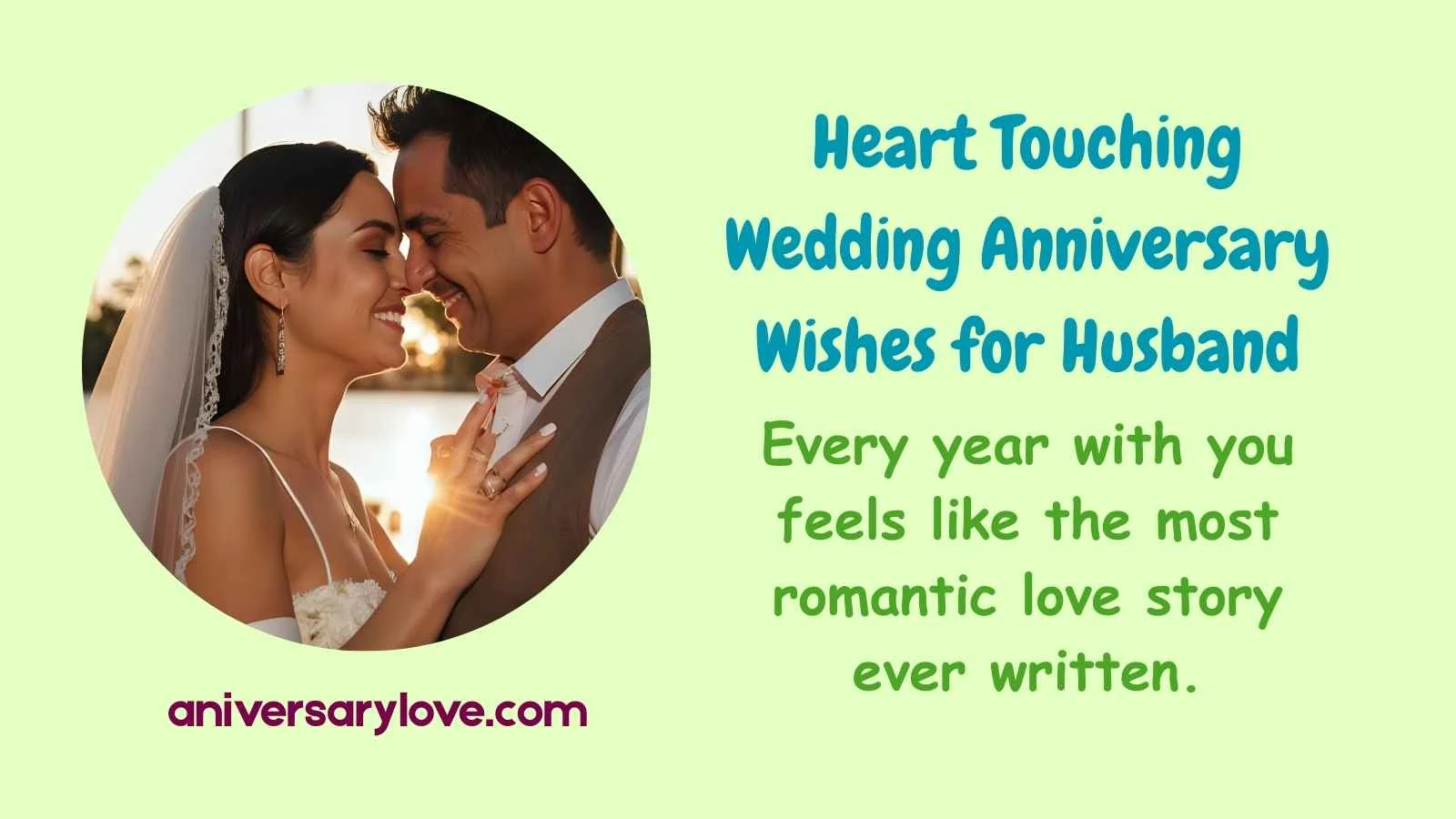 Heart Touching Wedding Anniversary Wishes for Husband