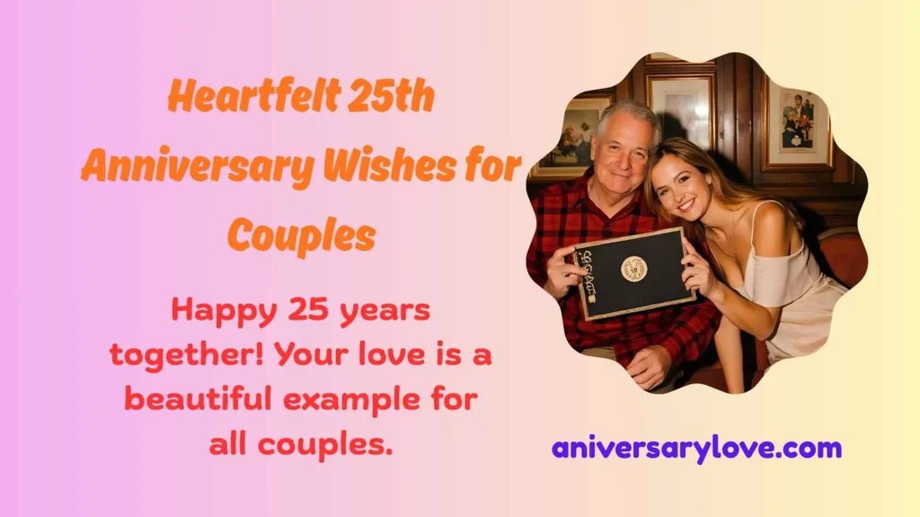 Heartfelt 25th Anniversary Wishes for Couples