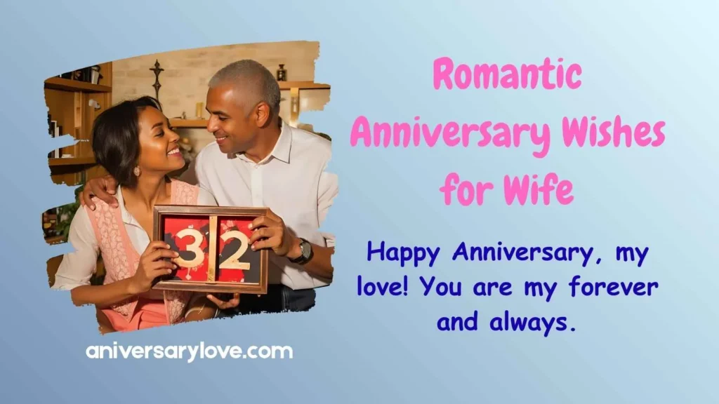 Romantic Anniversary Wishes for Wife