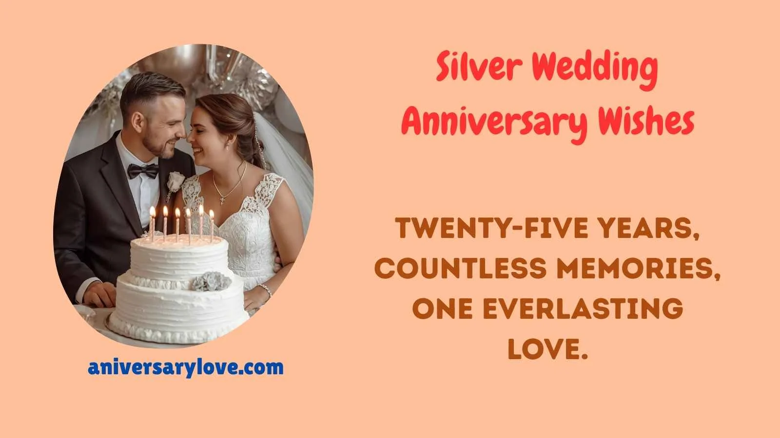 Silver Wedding Anniversary Wishes