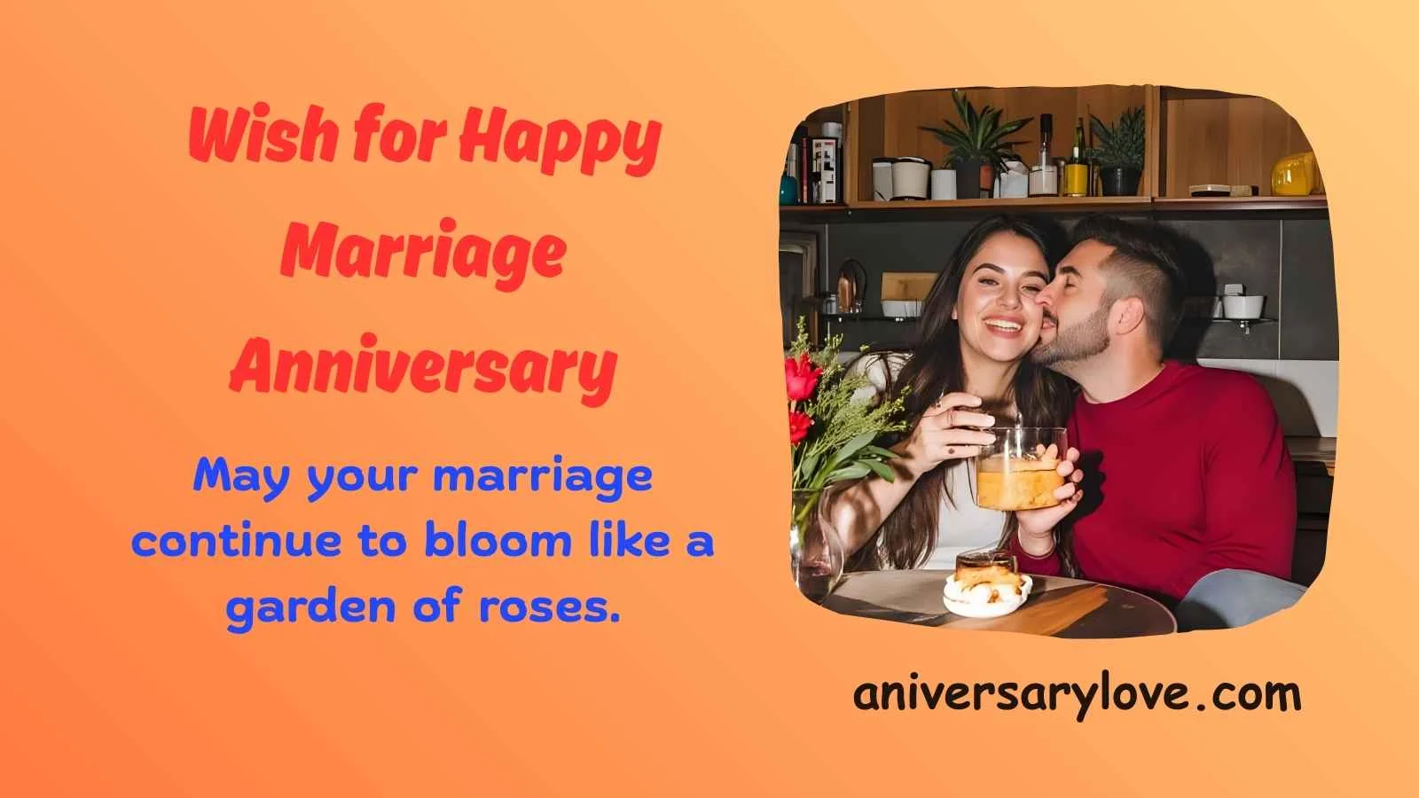 Wish for Happy Marriage Anniversary