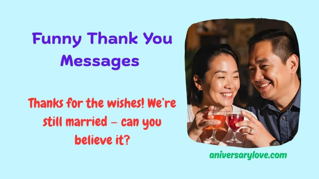 Funny Thank You Messages