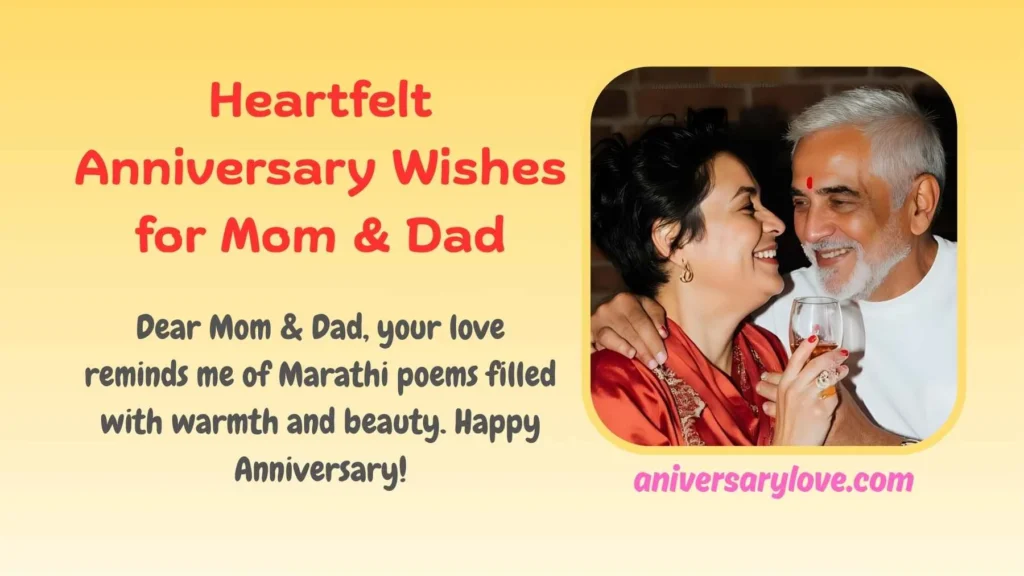 Heartfelt Anniversary Wishes for Mom & Dad