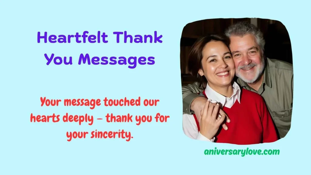Heartfelt Thank You Messages