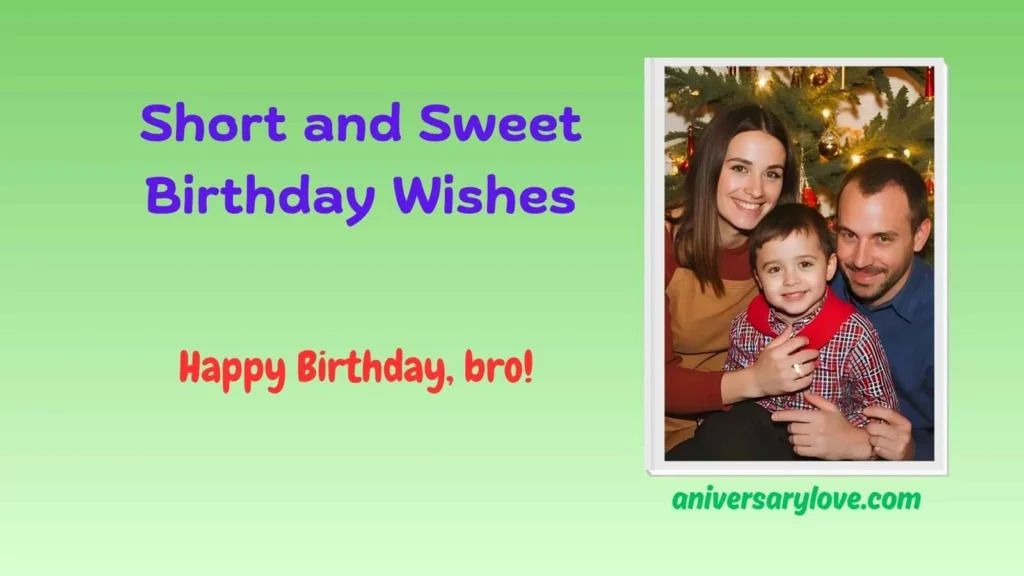 Short and Sweet Birthday Wishes