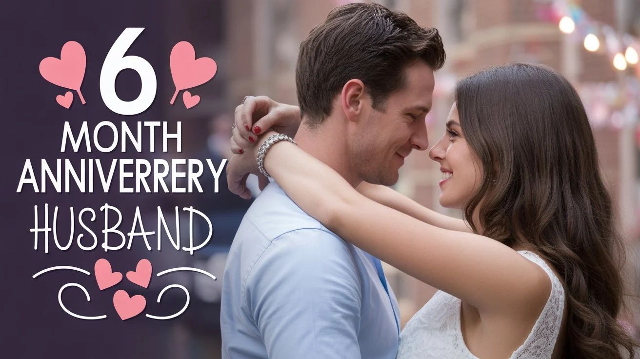 6 Month Anniversary Wish for Husband