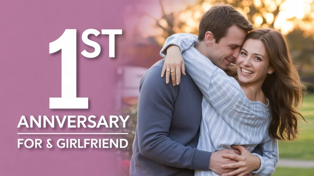 Funny 1st Anniversary Wish for Girlfriend