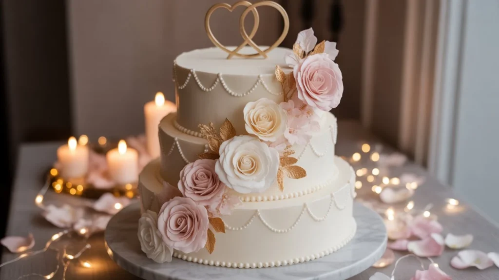 Heartfelt Happy Anniversary Cake for Parents