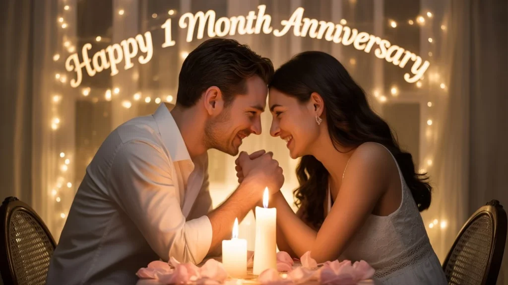 Romantic 1 Month Anniversary Wishes