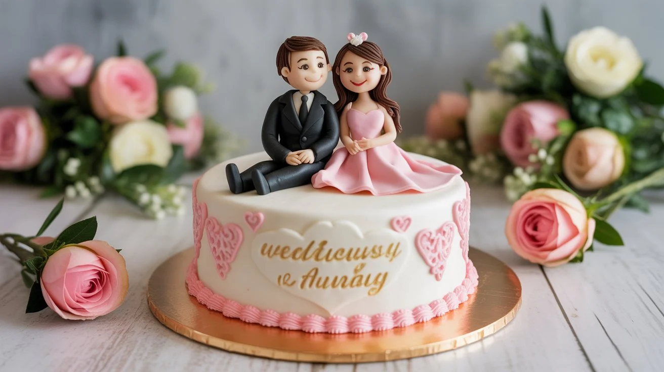 Wedding Anniversary Cake