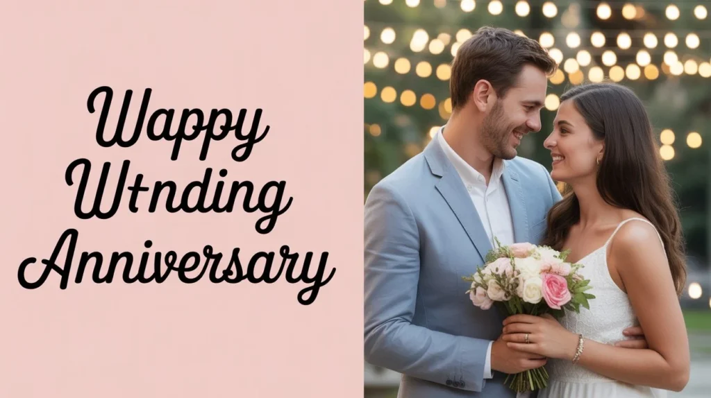 WhatsApp Wedding Anniversary Wishes for Newlyweds