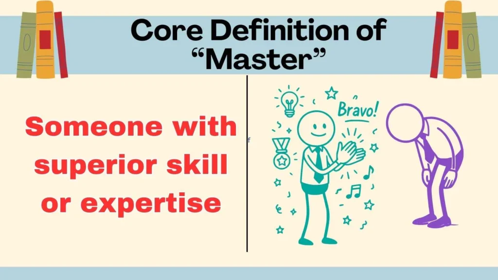 Core Definition of “Master”