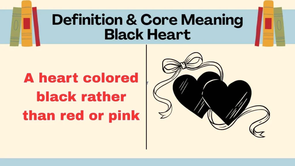 Definition & Core Meaning Black Heart
