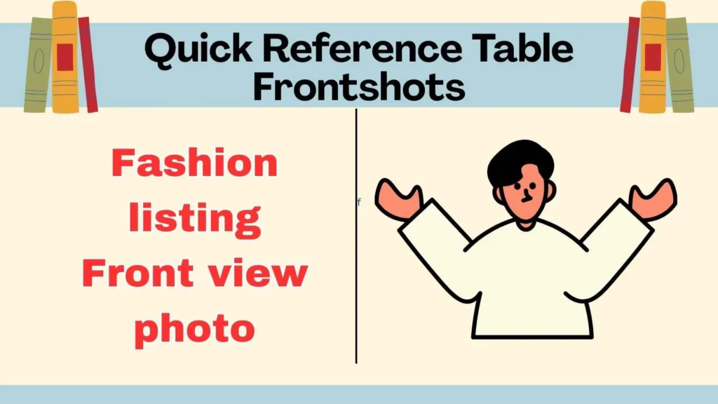Quick Reference Table Frontshots