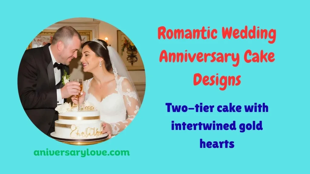 Romantic Wedding Anniversary Cake Designs
