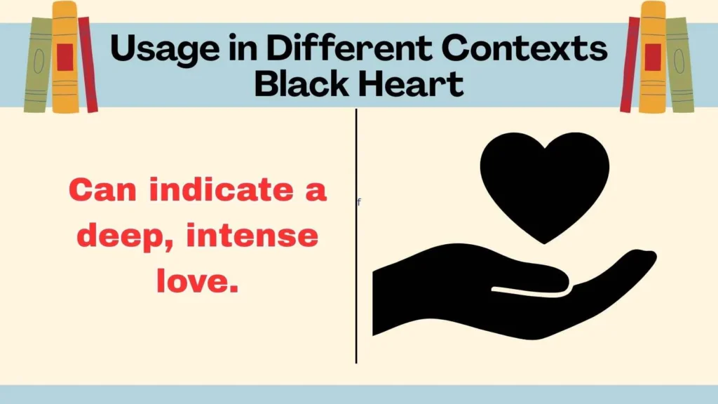 Usage in Different Contexts Black Heart