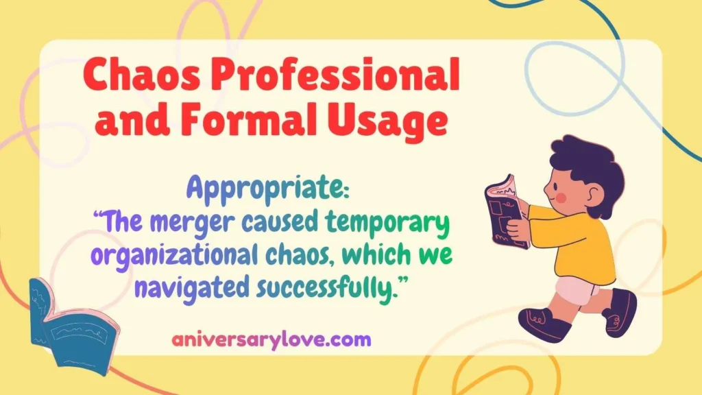 Chaos Professional and Formal Usage