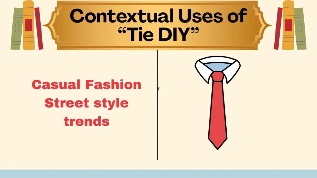 Contextual Uses of “Tie DIY”